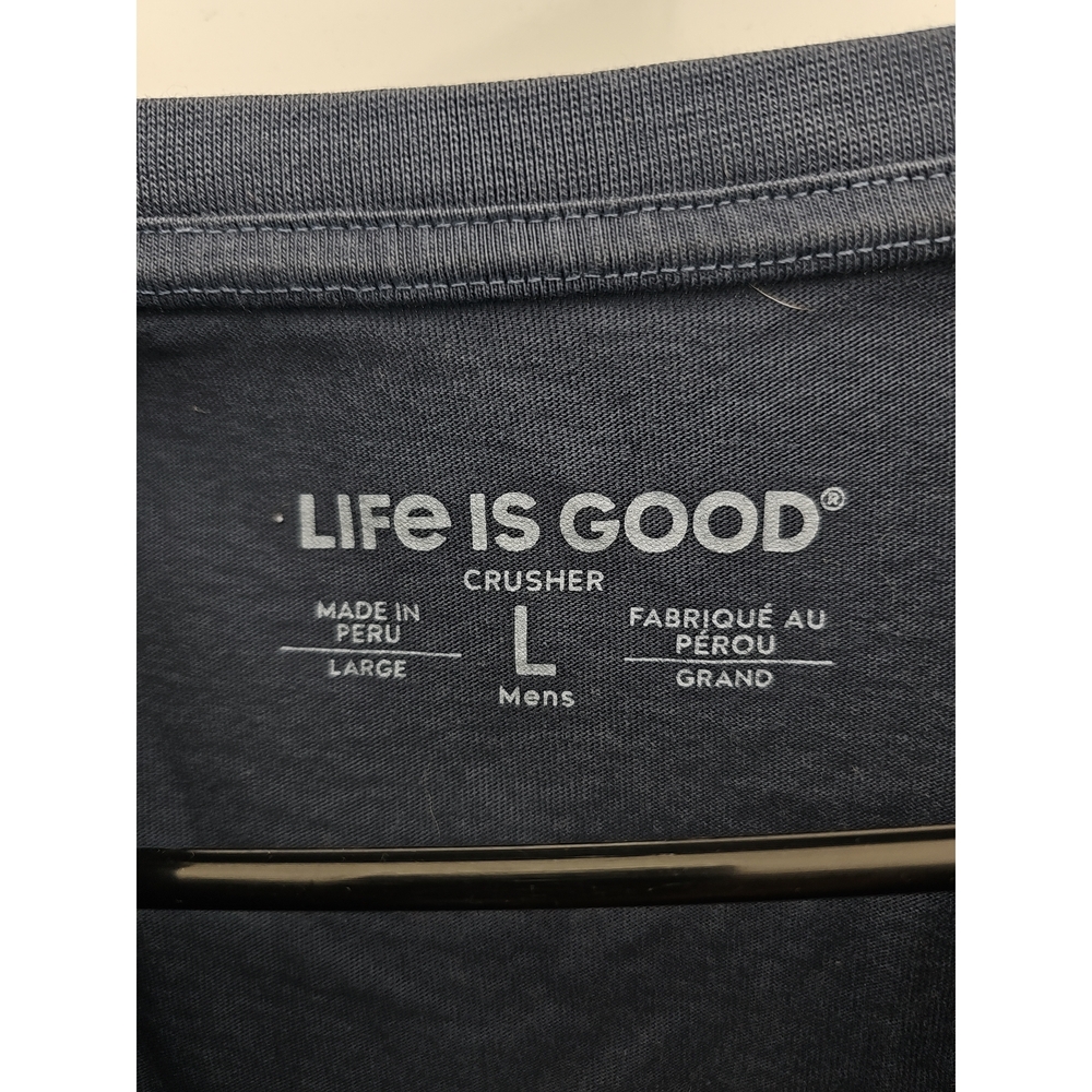 Life is Good Men's Christmas Tree Crusher Tee - Picture 2 of 5